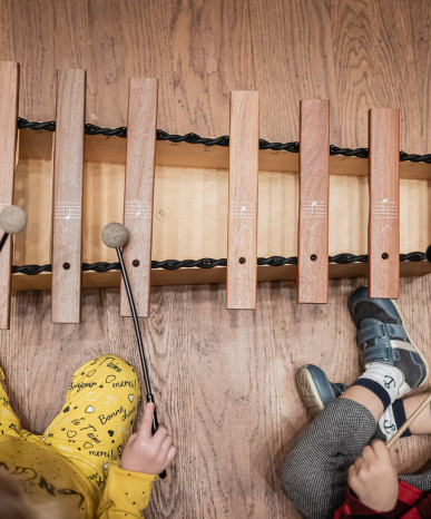 dziecko w trakcie zabawy w NOSPR