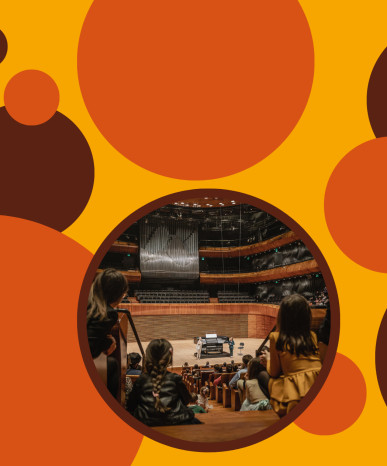 dzieci na koncercie organowym NOSPR