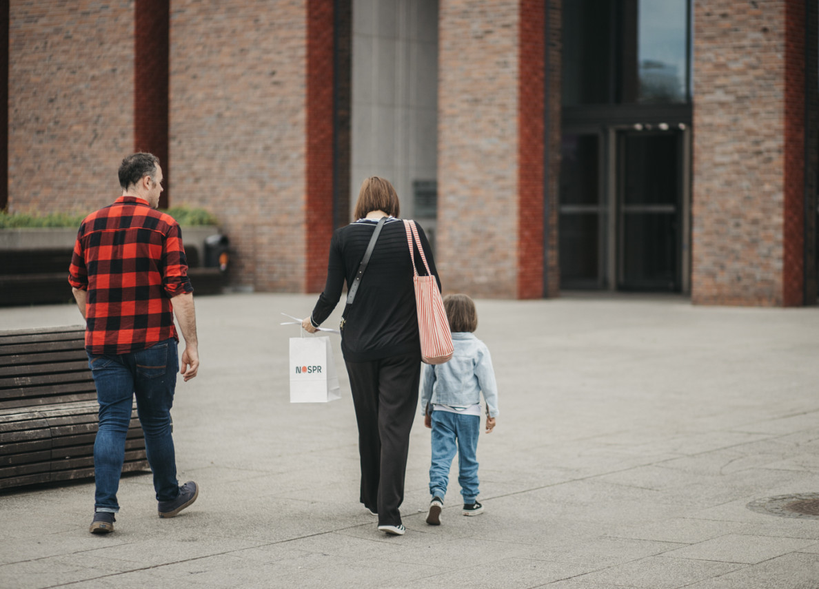 A family on their way to NOSPR